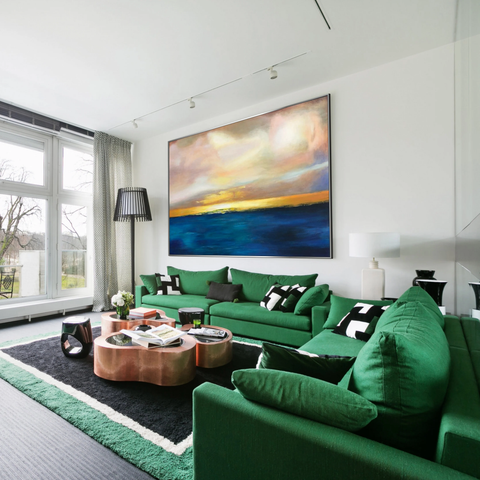 What are suitable Feng Shui paintings for the office?