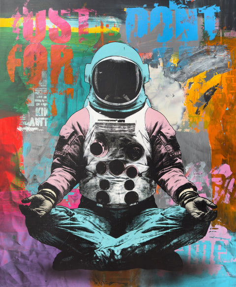 SPACE COSMONAUT 45"x39.3"