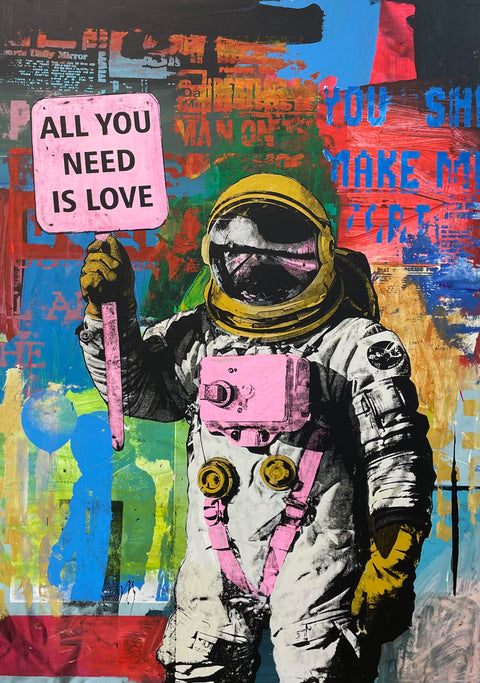 COSMIC LOVE DECLARATION 51.2"x39.3"