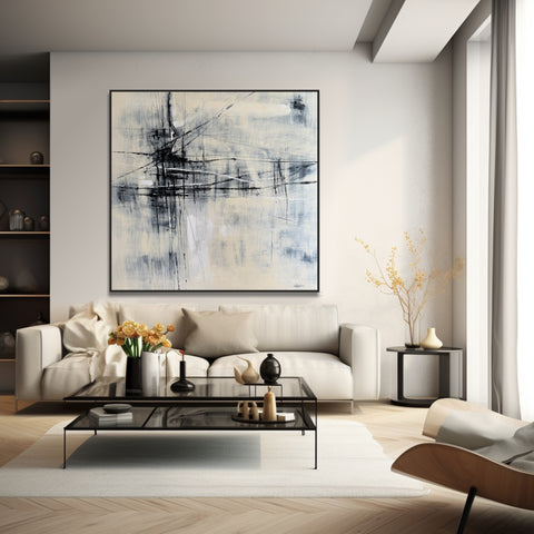 LINEAR INTERSECTION 40"x40" by Krykun