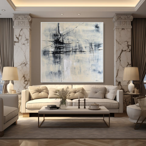 LINEAR INTERSECTION 40"x40" by Krykun