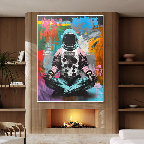 SPACE COSMONAUT 45"x39.3"