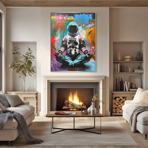 SPACE COSMONAUT 45"x39.3"