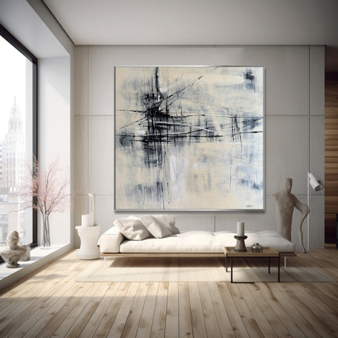 LINEAR INTERSECTION 40"x40" by Krykun