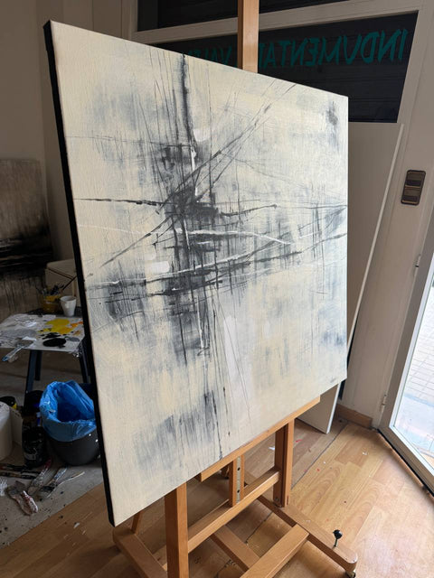 LINEAR INTERSECTION 40"x40" by Krykun