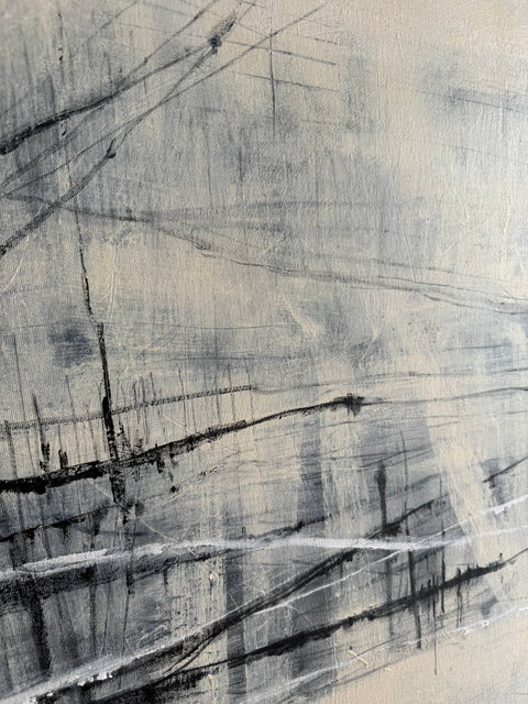 LINEAR INTERSECTION 40"x40" by Krykun