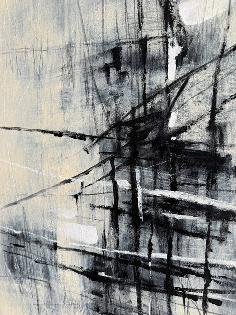 LINEAR INTERSECTION 40"x40" by Krykun