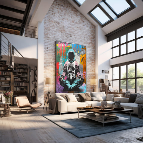 SPACE COSMONAUT 45"x39.3"