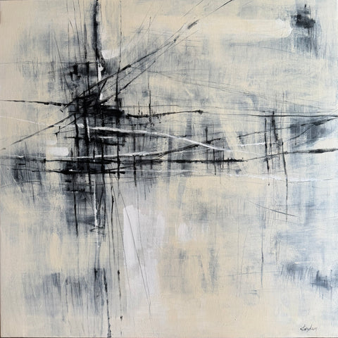 LINEAR INTERSECTION 40"x40" by Krykun
