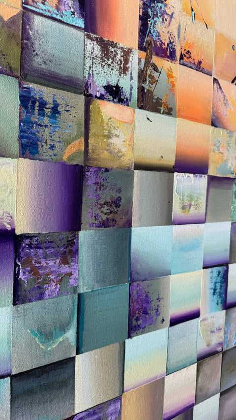 GRADIENT HARMONY 60"x40" by Katya Chaika