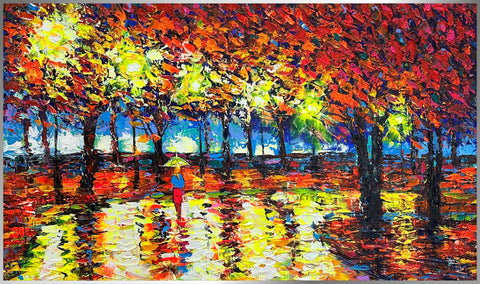 TWINLIGHT PROMENADE 30"x46" by Konstantin