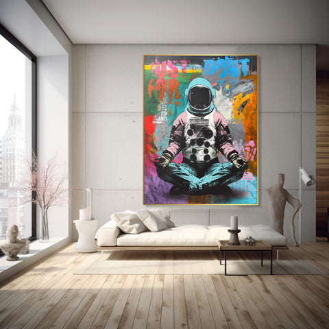SPACE COSMONAUT 45"x39.3"